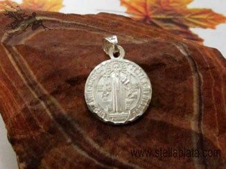 Medalla San Benito de Palermo Plata 925