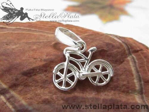 Dije Bicicleta Chico en Plata 925 joyerias en mexioco dije de plata plata mayoreo